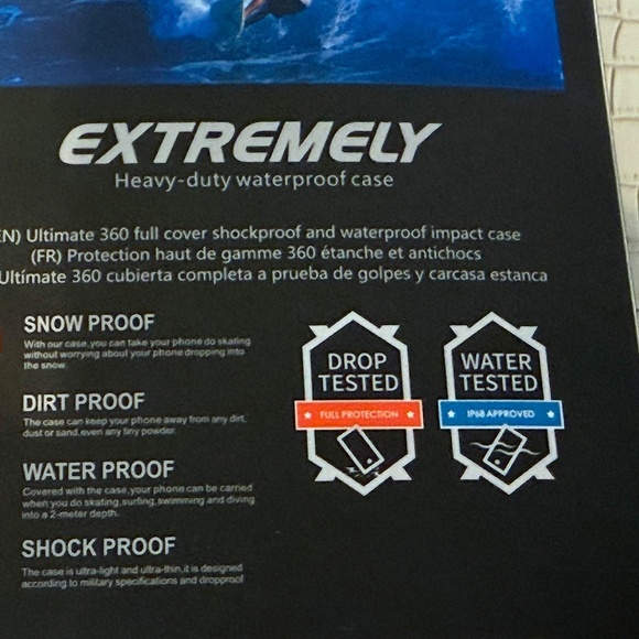 Waterproof 360 Protection-BuiltIn Screen Protectors Front/Back Case S25 Ultra - Picture 8 of 10